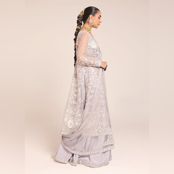 Tena Durrani Elegant Embroidered Sheer suit - Picture 12 of 12